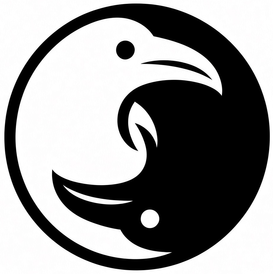 BeakPal mark: two ravens in a circle